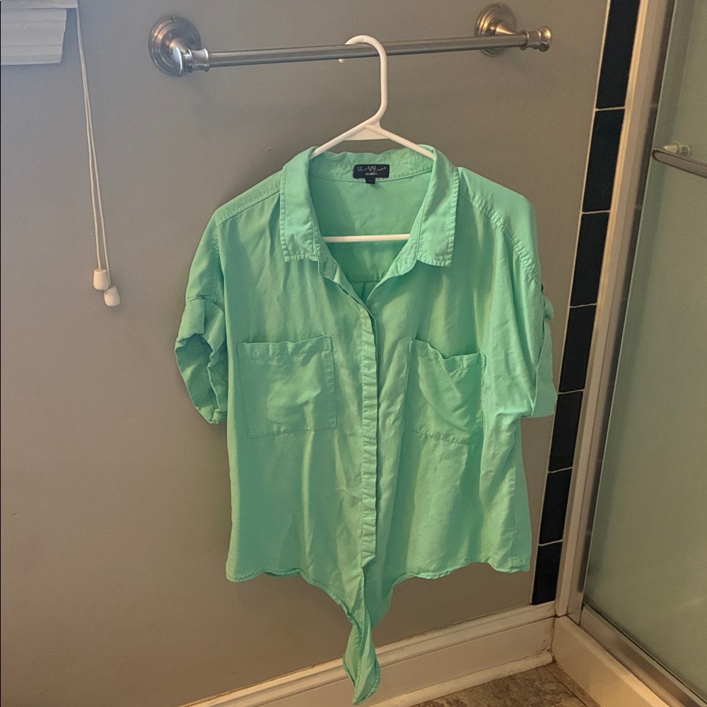 Velvet Heart Mint Green Shirt